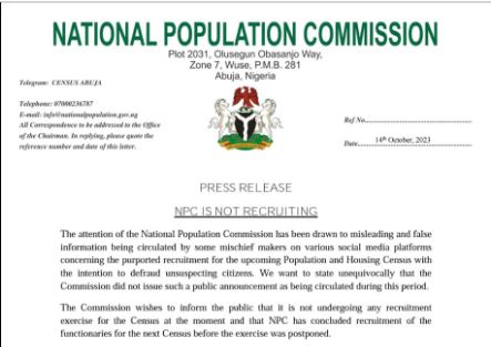 2023 Adhoc Census Recruitment