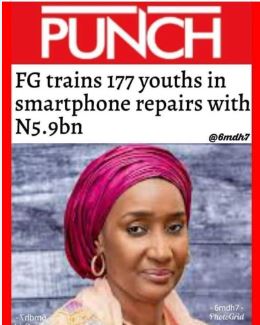 fg trains 177 youths